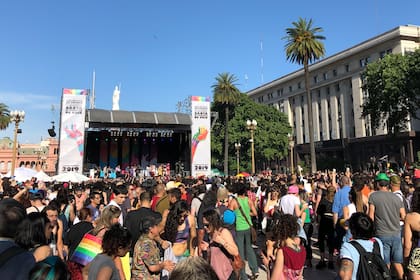 La marcha del orgullo en Buenos Aires