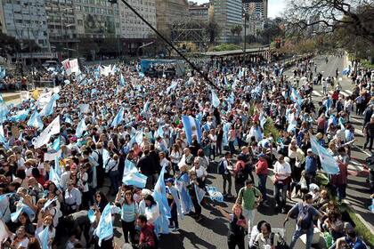 La Marcha del Sí se puede en el Obelisco