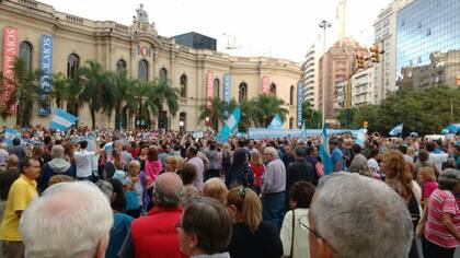 La marcha por la democracia, en Córdoba
