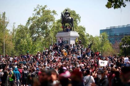 La mayoría de las manifestaciones en Chile están siendo pacíficas
