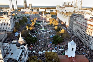 Qué dice el documento que leyeron en la marcha