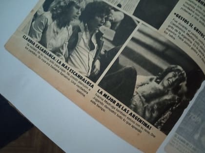 "La más escandalosa", decía una revista sobre Claudia Casabianca.