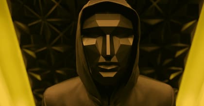 La máscara del frontman del Juego del Calamar se consigue por separado y constituye un disfraz inquietante