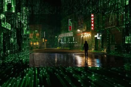 La matrix es construida por un código de computadoras
