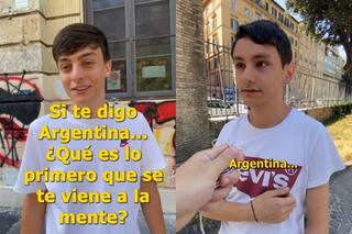 Les preguntó a los italianos qué piensan cuando escuchan la palabra "Argentina" y lo descolocaron