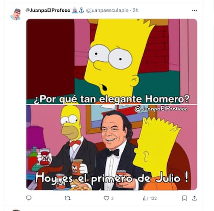 La mayoría de los memes tiene a Julio Iglesias como protagonista (Foto: Captura X/@gjuanpaesculapio)