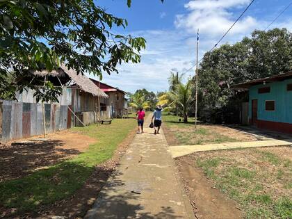 La mayoría de los trabajadores no son albañiles profesionales, sino que son padres de los chicos que asisten