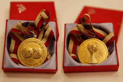 La medalla que recibieron los campeones del mundo en Japón 1979
