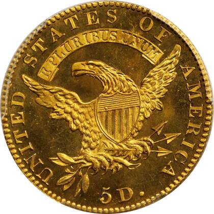 La media águila tiene un valor nominal de US$5