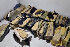 La media tonelada de marihuana fue encontrada en un allanamiento en la calle Europa al 8400 de la capital santafesina