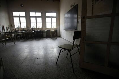 La medida de fuerza de los maestros siguió impactando ayer en escuelas de La Plata