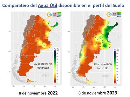 La mejora de las condiciones de humedad en el suelo se da en plena siembra de soja
