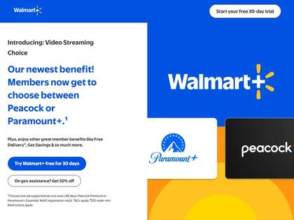 La membresía de Walmart+ ofrece un periodo de prueba gratis de 30 días (Walmart)
