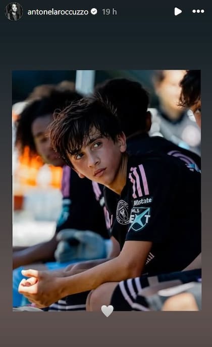 La mención de Antonela Roccuzzo a su hijo Thiago