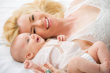 La menor de las Cubero-Neumann nació el 3 de julio por cesárea en el Sanatorio Finochietto