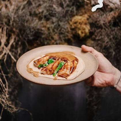 La merluza negra con melena de león y coliflor que preparan en Musgo, plato que van a servir ese mismo plato en su restaurante este 14 de febrero para San Valentín