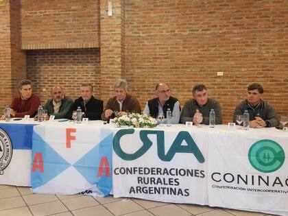La Mesa de Enlace brindó anoche una conferencia de prensa en Gualeguaychú en la previa del cese de comercialización