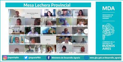 La Mesa de Lechería Provincial se reunió con el ministro de Desarrollo Agrario de Buenos Aires, Javier Rodríguez