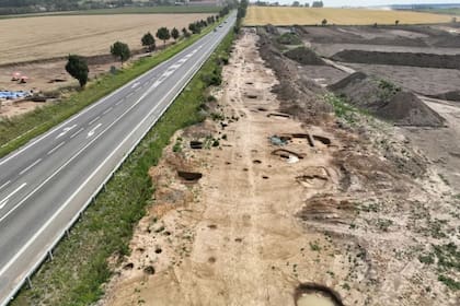 La metrópolis estaba justo al lado de la autopista en República Checa