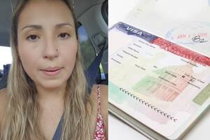 Llegó a migraciones en EE.UU., le sacaron la visa y cree que es por algo que le pasó a su marido