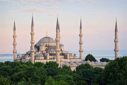 La Mezquita Azul de Estambul, Turquía 