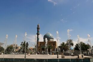 La mezquita de Ramadán, en Bagdad. (AHMAD AL-RUBAYE / AFP)