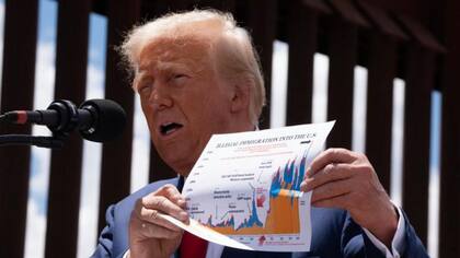 La migración fue el principal tema de campaña de Donald Trump