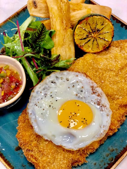 La milanesa del Hilton