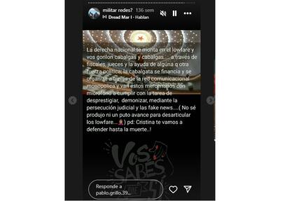 La militancia, un pilar identitario en Grillo