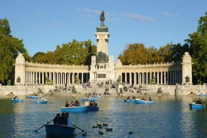 La milla de oro se sitúa al lado del Parque del Retiro