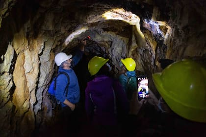 La mina de La Carolina, que empezó a funcionar a fines del siglo XVII y está inactiva hace décadas, se visita por dentro.