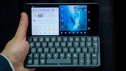 La mini notebook Gemini retoma el diseño de las Psion de hace 20 años