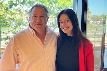 La ministra de Capital Humano, Sandra Pettovello, junto a quien era secretario de Niñez, Adolescencia y Familia, Pablo de la Torre.