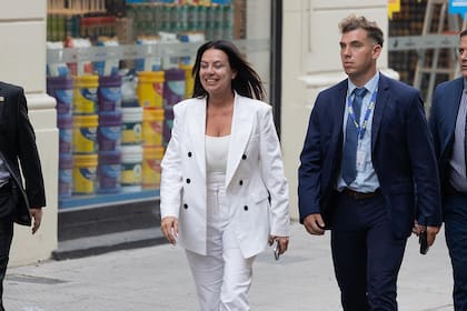La ministra de Capital Humano, Sandra Pettovello, bajo cuya órbita se encuentra la Anses