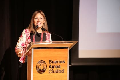 La ministra de educación porteña, Soledad Acuña, estuvo presente en el Congreso