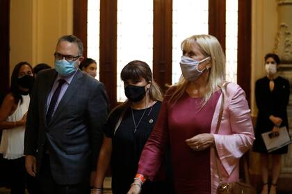 La ministra de Justicia Marcela Losardo en la Asamblea Legislativa