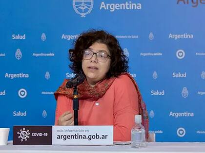 La ministra de Salud, Carla Vizzotti