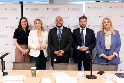 La ministra de Seguridad, Alejandra Monteoliva, participó de un encuentro organizado por el think tank Inter-American Dialogue, en Washington.