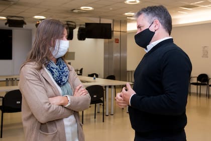 La ministra de Seguridad de la Nación, Sabina Frederic, mantuvo una reunión de trabajo con el secretario de Justicia y Seguridad de la Ciudad de Buenos Aires, Marcelo D’Alessandro.