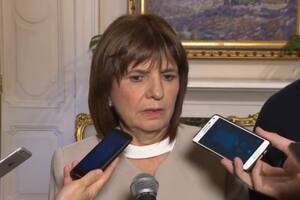 La ministra de Seguridad dijo que su cartera identificó cinco intentos de saqueo en el país en la última semana