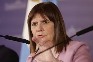 La ministra de Seguridad, Patricia Bullrich