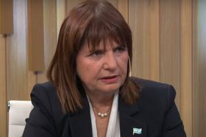La ministra de Seguridad, Patricia Bullrich, entrevistada en TN