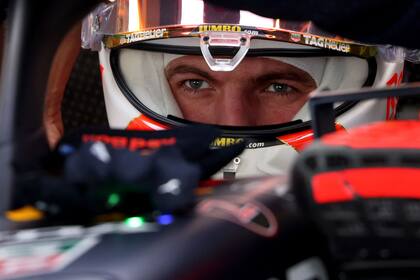 La mirada de Max Verstappen, que busca su primer título