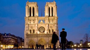 La catedral de Notre Dame antes del devastador incendio