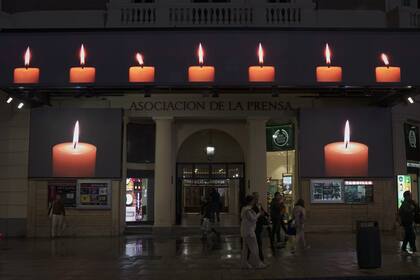 La misma acción, el año pasado, en Madrid