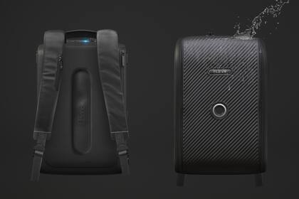 La mochila B-One se complementa con la valija y el bolso conectado de Plevo desde la aplicación móvil para iOS y Android