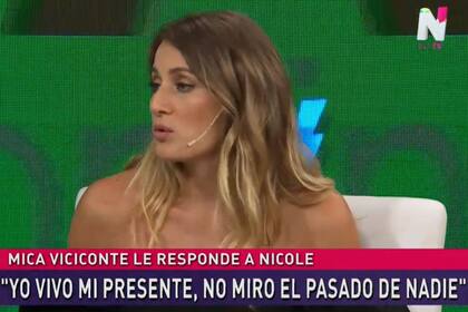 La modelo aseguró que la medida cautelar que le impuso Neumann le "hizo bien"