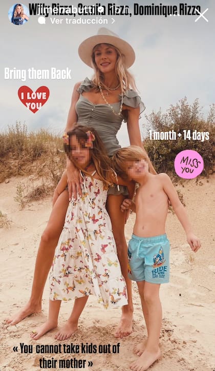 La modelo con Lynda Rose y Willy Andrea. El próximo 11 de septiembre cumplirán 8 años