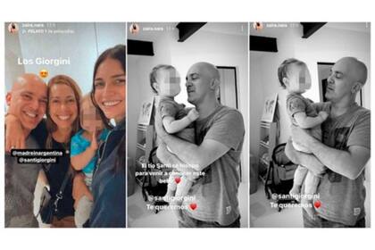 La modelo contó que el cocinero se hisopó para poder conocer a su hijo