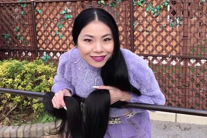 La modelo contó que no se corta el pelo hace 15 años, desde que cumplió los 20 y se convirtió al budismo